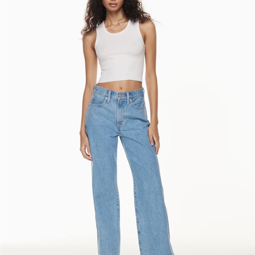 Aritzia Light Blue Flare Jeans